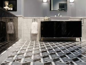 CUBE - Marble flooring _ Lithos Mosaico Italia